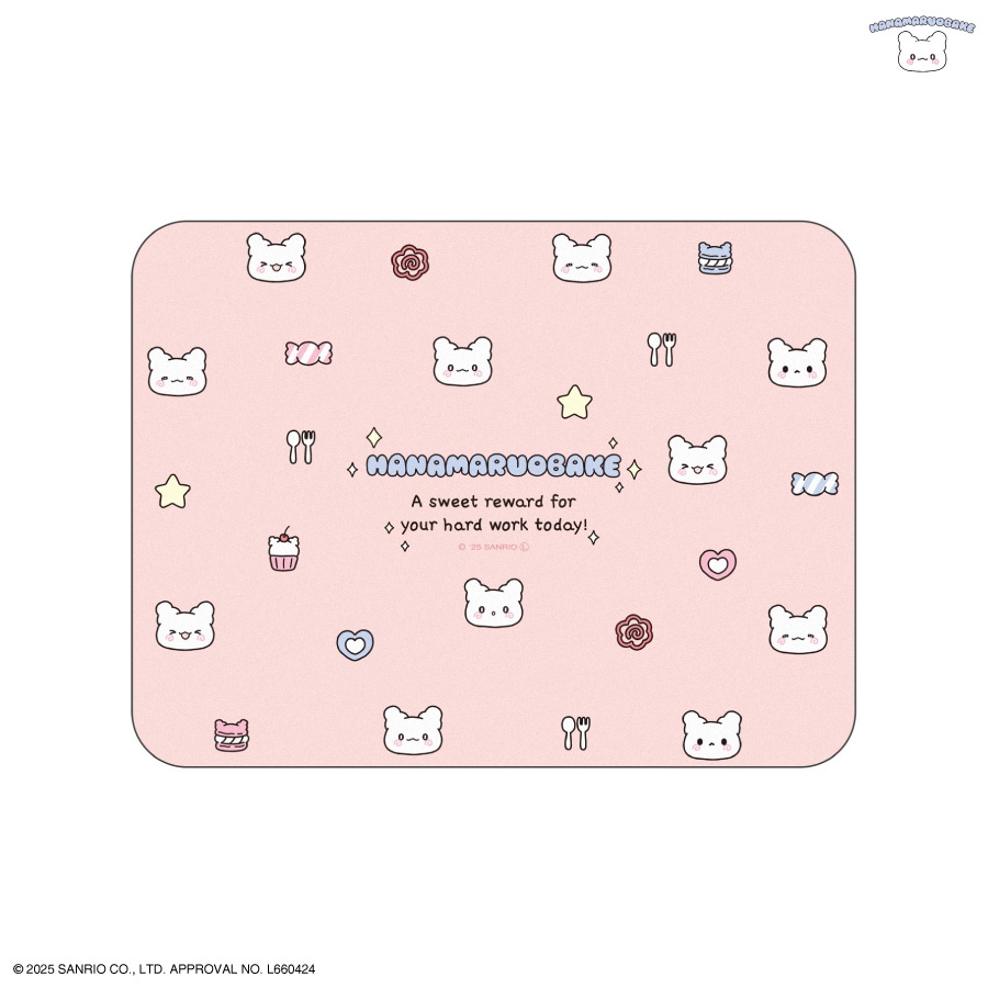 はなまるおばけ パステルスイーツポップデザイン マウスパッド