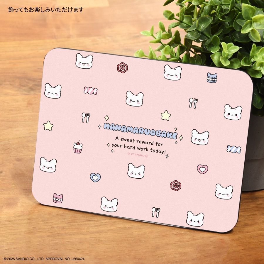 はなまるおばけ パステルスイーツポップデザイン マウスパッド