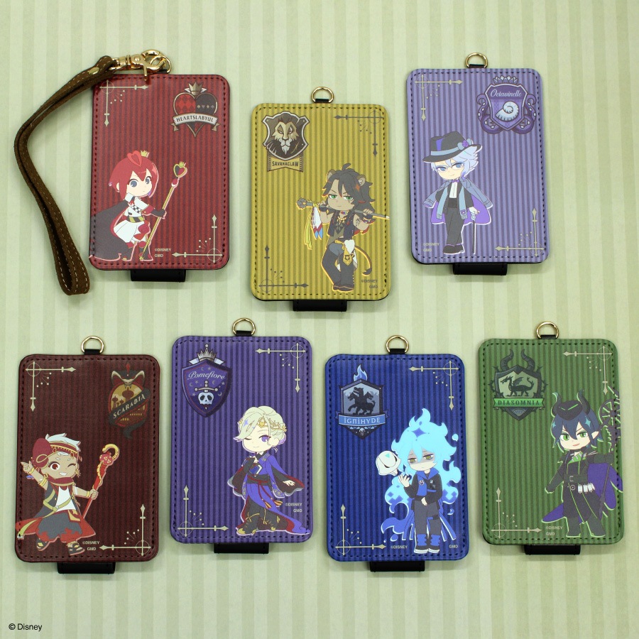 2026年1月下旬発売予定　ディズニー ツイステッドワンダーランド ICカードケース