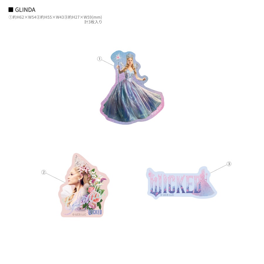 WICKED モバイルステッカー