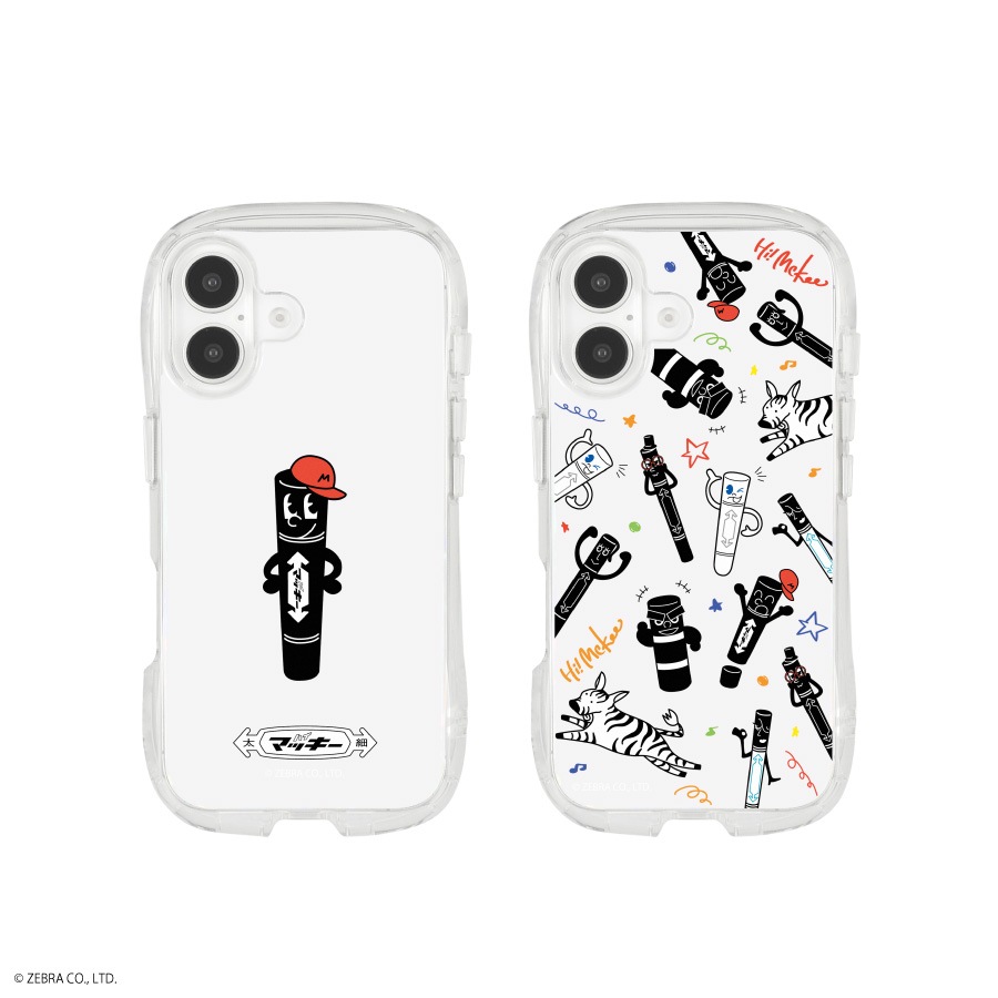 Hi! Mckee iPhone16 対応 クリスタルクリアケース