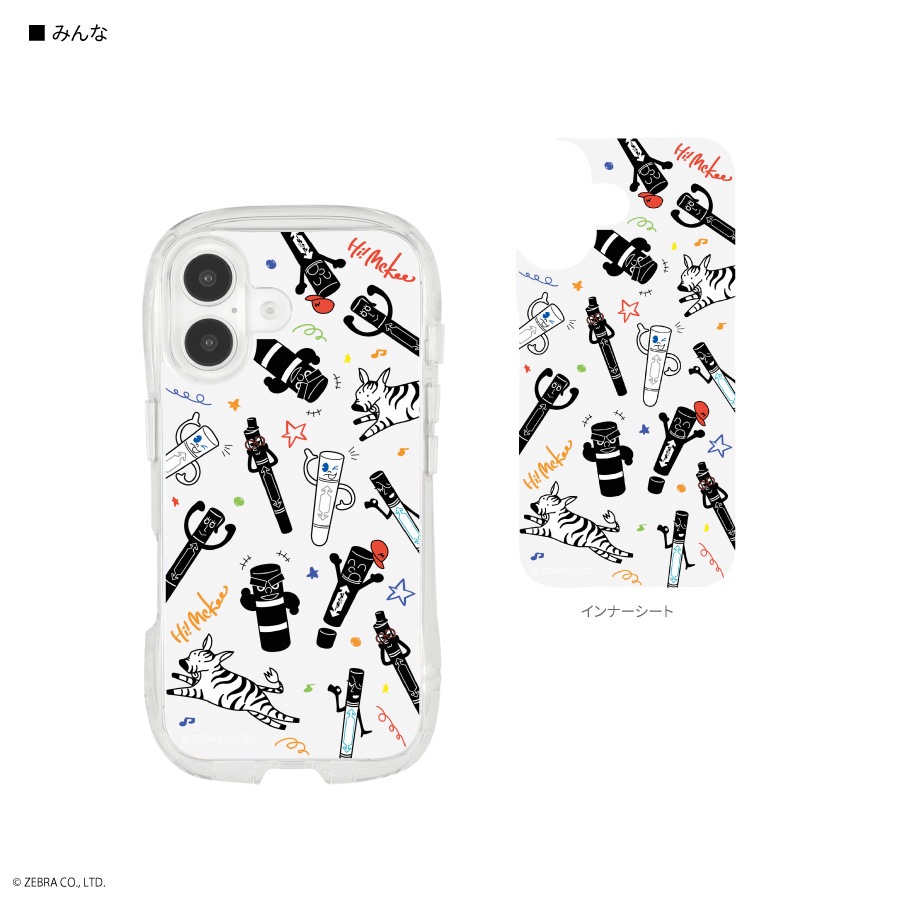 Hi! Mckee iPhone16 対応 クリスタルクリアケース