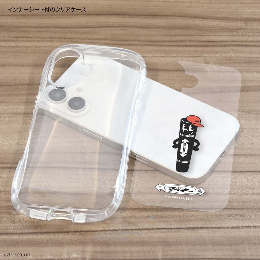 Hi! Mckee iPhone16 対応 クリスタルクリアケース