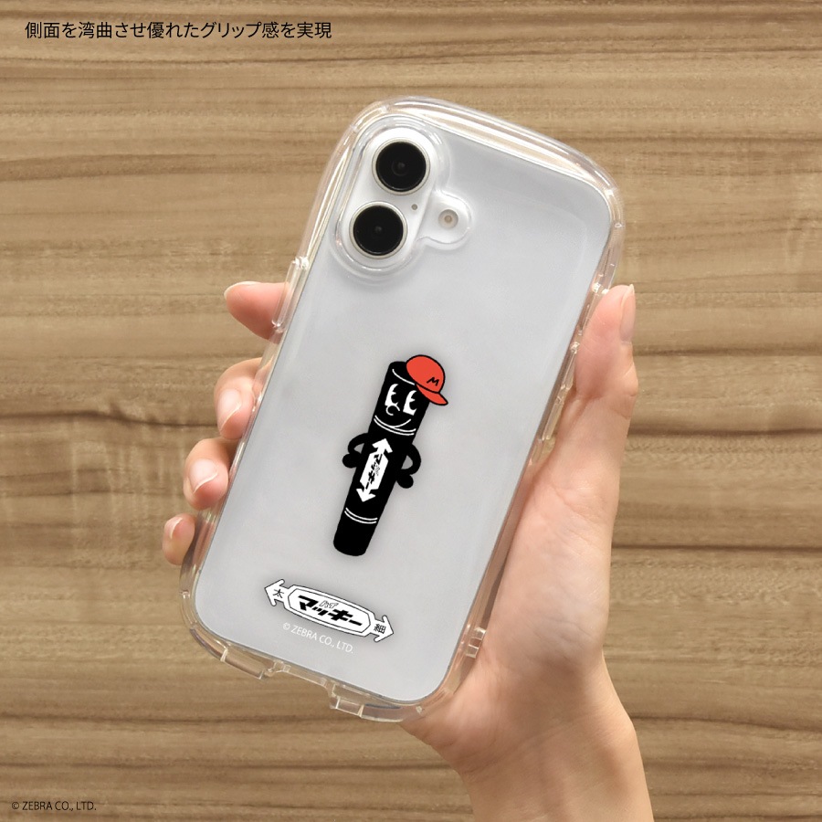 Hi! Mckee iPhone16 対応 クリスタルクリアケース