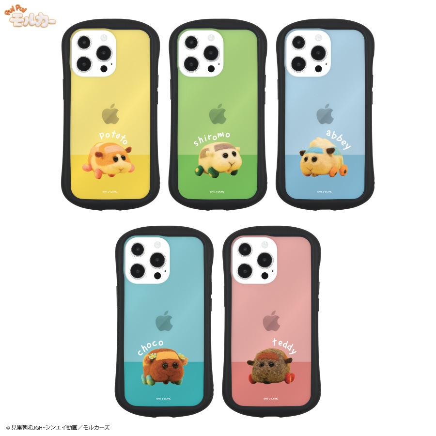 PUI PUI モルカー　iPhone13 Pro対応ハイブリッドクリアケース