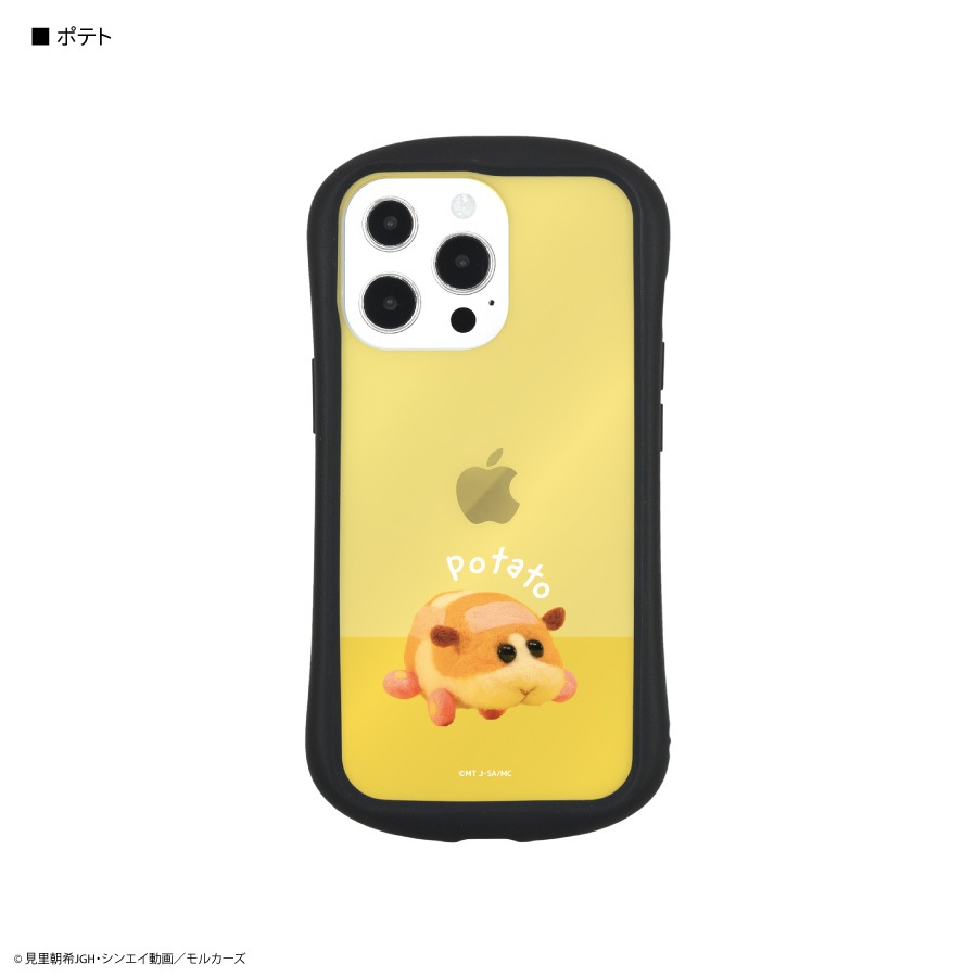 PUI PUI モルカー　iPhone13 Pro対応ハイブリッドクリアケース