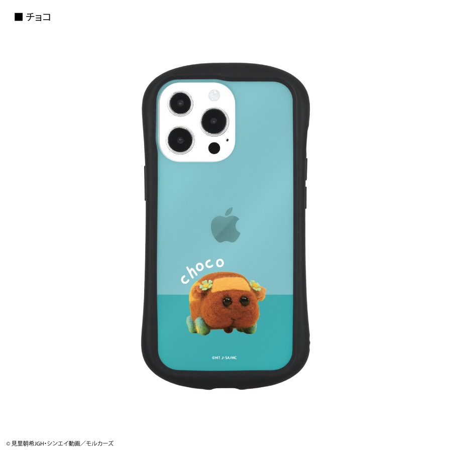 PUI PUI モルカー　iPhone13 Pro対応ハイブリッドクリアケース