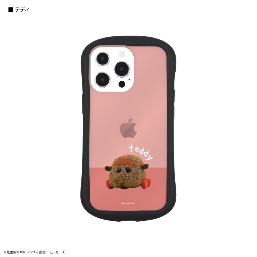 PUI PUI モルカー　iPhone13 Pro対応ハイブリッドクリアケース