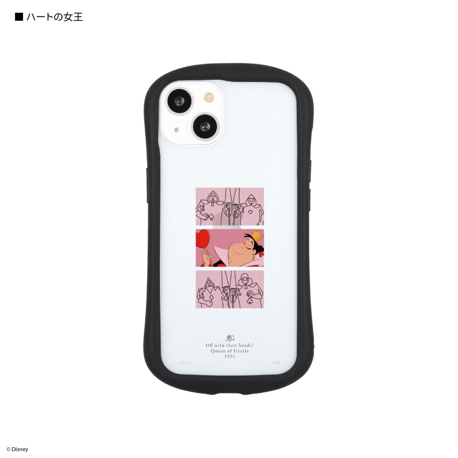 ディズニーキャラクター ／ iPhone13 対応 ハイブリッドクリアケース