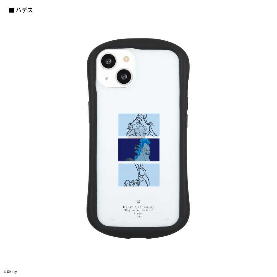ディズニーキャラクター ／ iPhone13 対応 ハイブリッドクリアケース