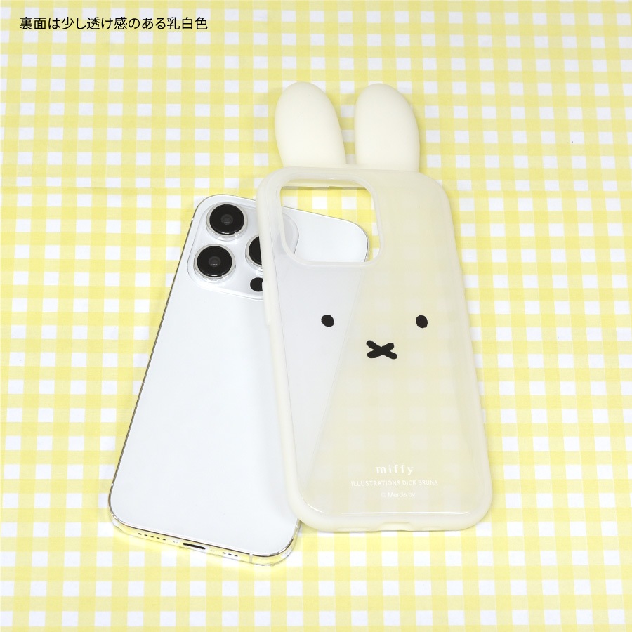 ミッフィー フレーム IIIIfit Clear iPhone15 Pro 対応 ケース