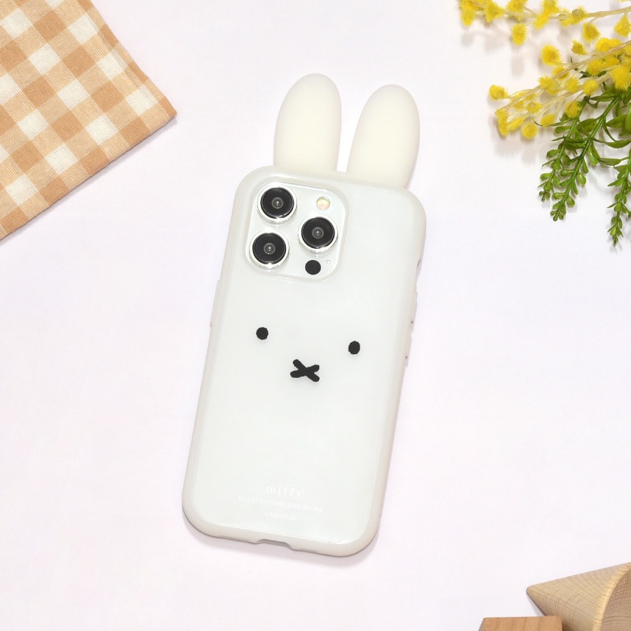 ミッフィー フレーム IIIIfit Clear iPhone15 Pro 対応 ケース