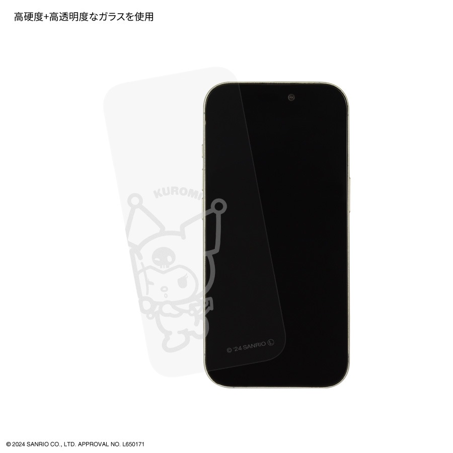 サンリオキャラクターズ iPhone 16 Pro 対応 ガラススクリーン