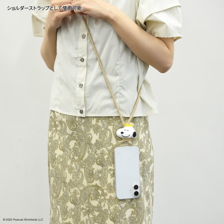 ピーナッツ スヌーピー マルチリングプラス マスコットストラップ