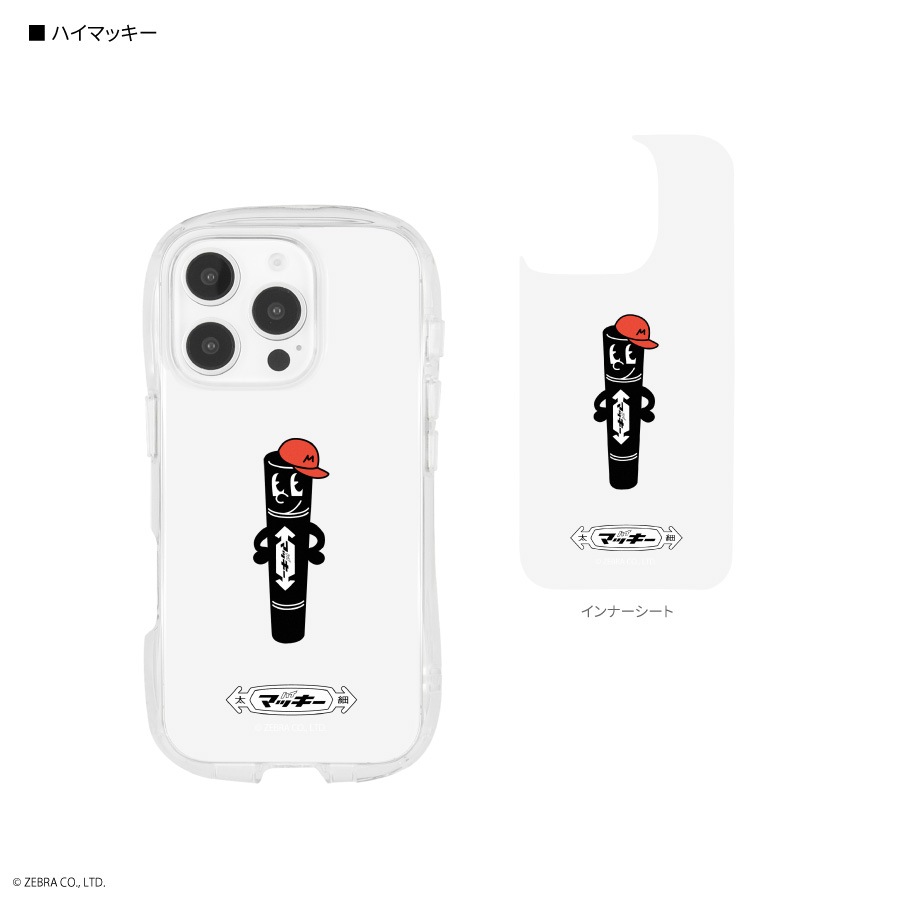 Hi! Mckee iPhone16 Pro 対応 クリスタルクリアケース