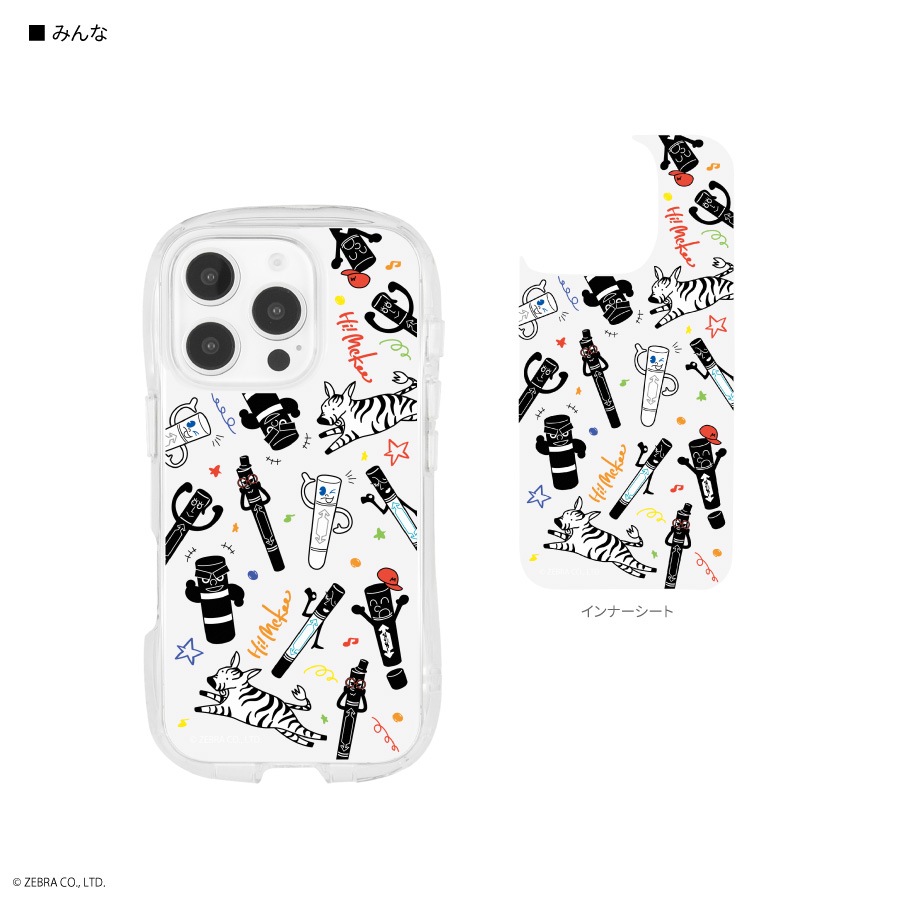 Hi! Mckee iPhone16 Pro 対応 クリスタルクリアケース