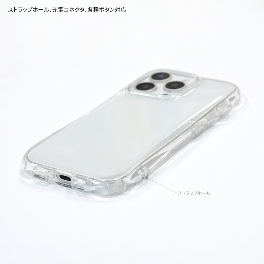 Hi! Mckee iPhone16 Pro 対応 クリスタルクリアケース