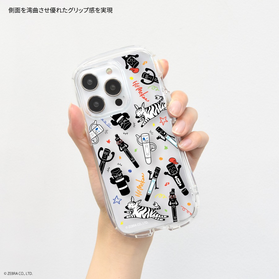 Hi! Mckee iPhone16 Pro 対応 クリスタルクリアケース