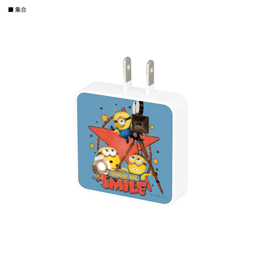 『ミニオンズ&モンスターズ』シリーズ USB Type-C ACアダプタ