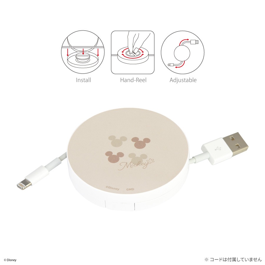ディズニーキャラクター ／ コードリールケース