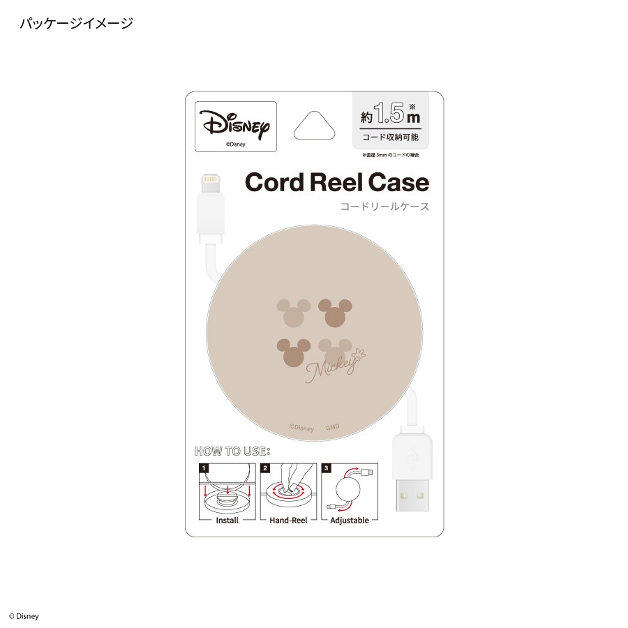 ディズニーキャラクター ／ コードリールケース