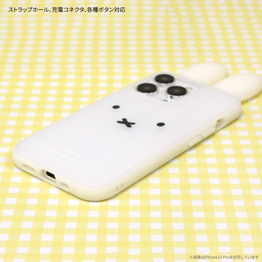 ミッフィー フレーム IIIIfit Clear iPhone15 / 14 / 13 対応 ケース
