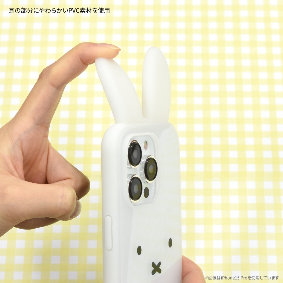 ミッフィー フレーム IIIIfit Clear iPhone15 / 14 / 13 対応 ケース