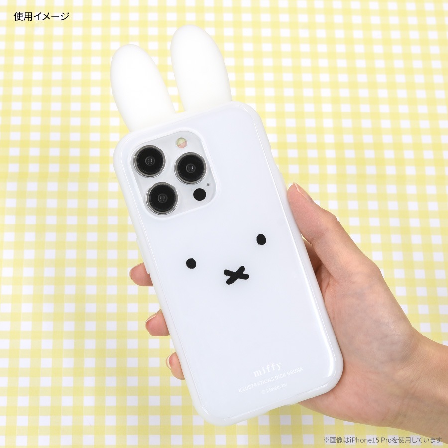 ミッフィー フレーム IIIIfit Clear iPhone15 / 14 / 13 対応 ケース