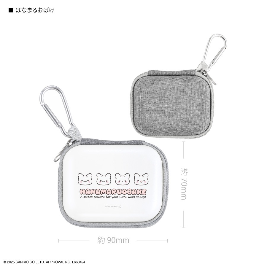 はなまるおばけ パステルスイーツポップデザイン ガジェットポーチSS