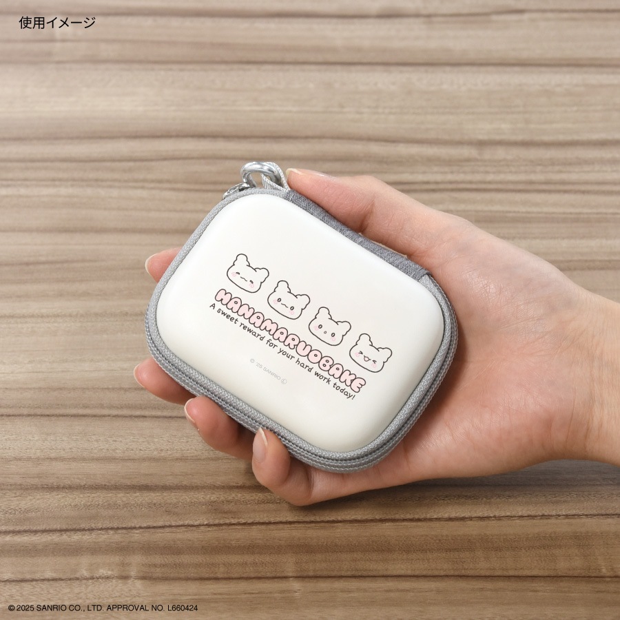 はなまるおばけ パステルスイーツポップデザイン ガジェットポーチSS