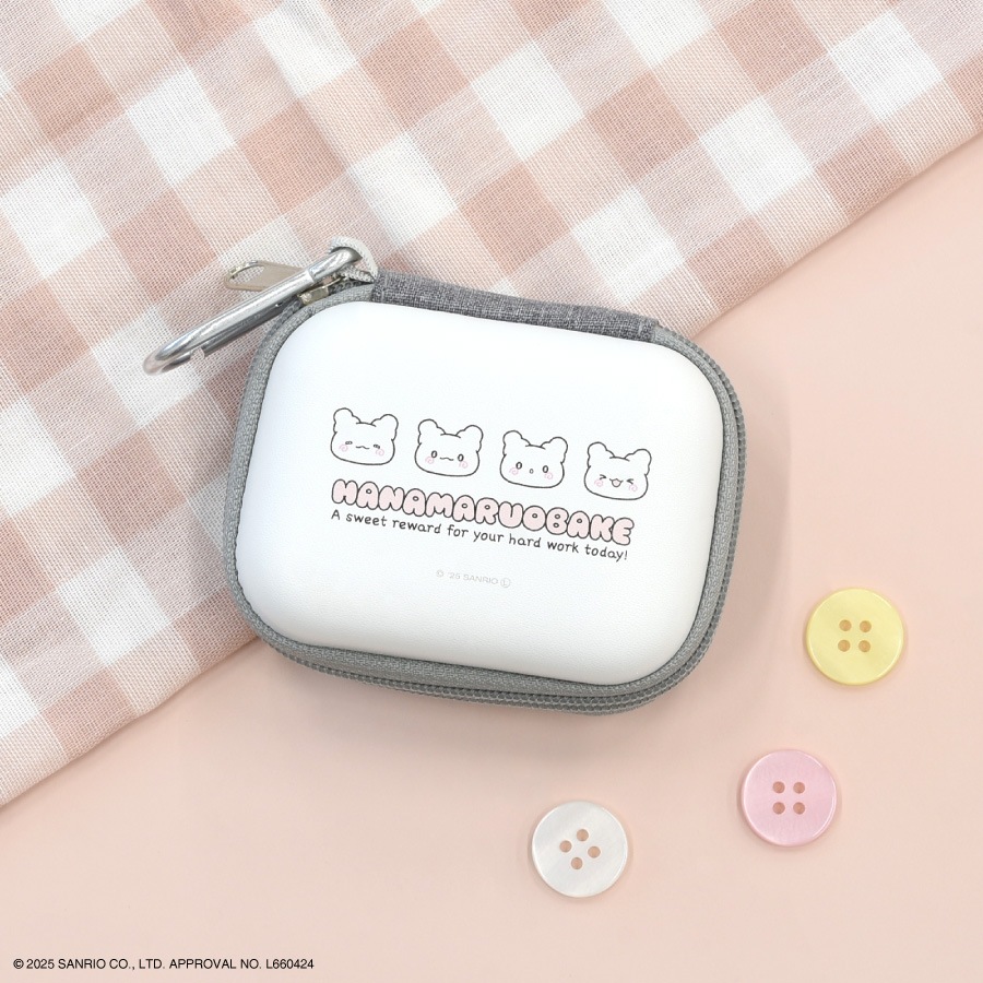 はなまるおばけ パステルスイーツポップデザイン ガジェットポーチSS