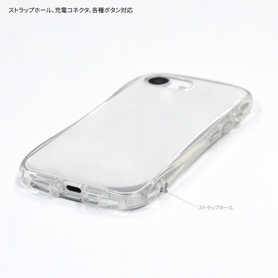 Hi! Mckee iPhone16e 対応 クリスタルクリアケース