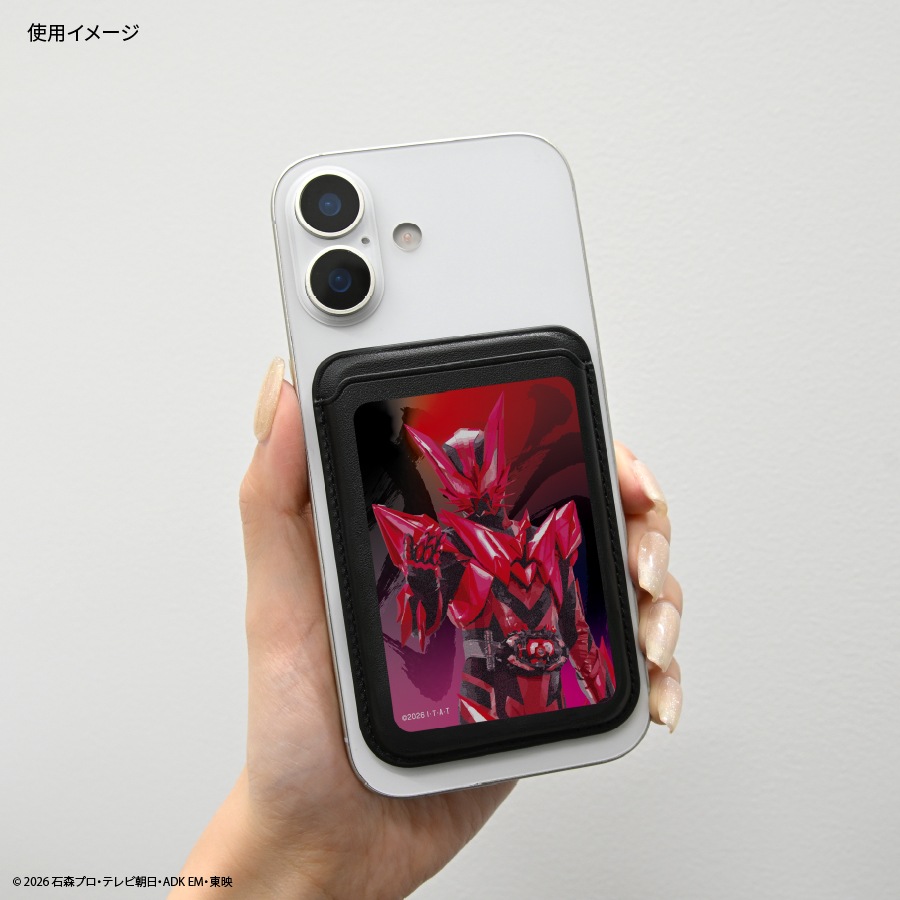 10月下旬発売予定　仮面ライダーマイス MagSafe 対応 カードウォレット