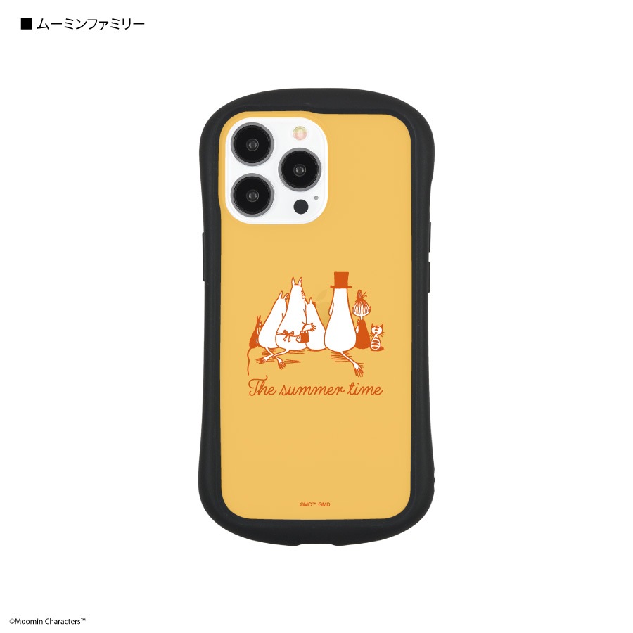 ムーミン【The summer time】　iPhone13 Pro対応 ハイブリッドクリアケース