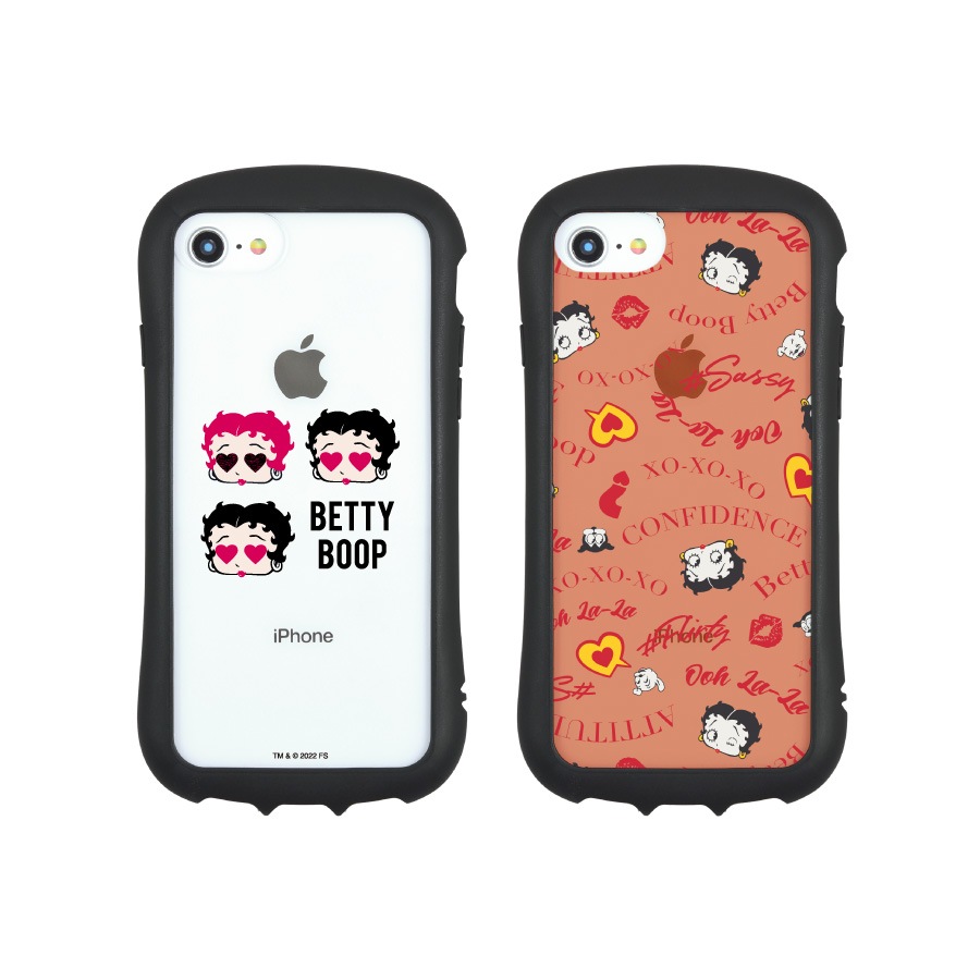 BETTY BOOP(TM) iPhoneSE(第3世代/第2世代)/8/7/6s/6対応 ハイブリッドクリアケース