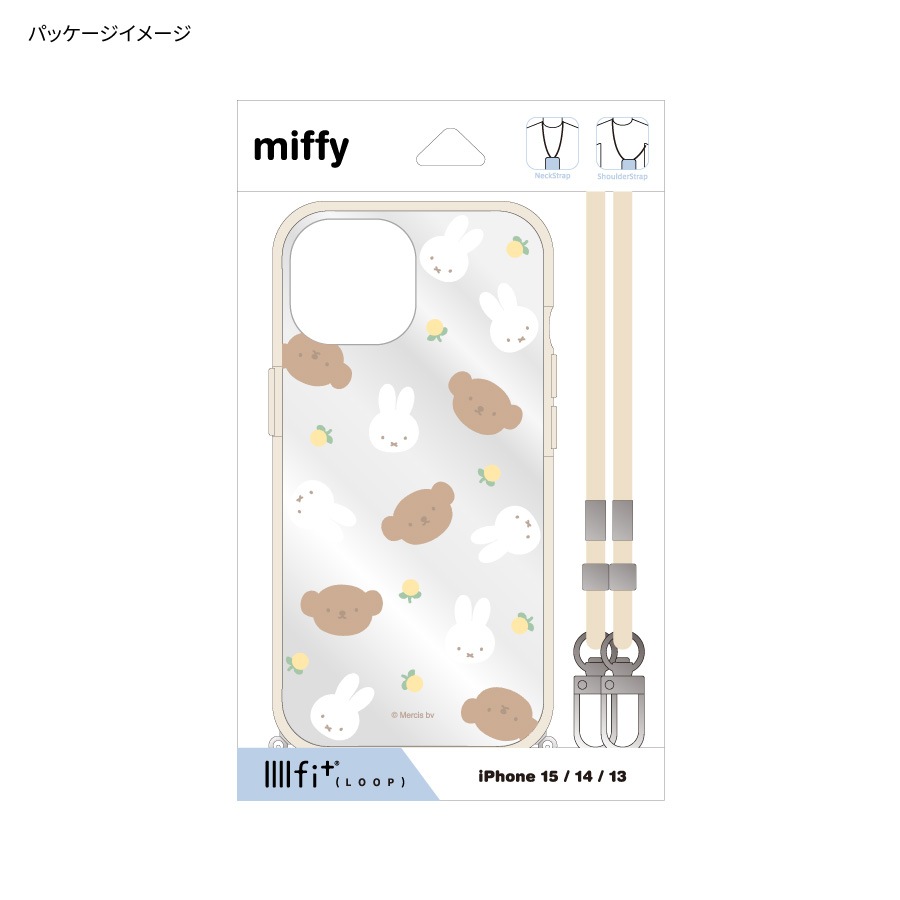 ミッフィー IIIIfit Loop iPhone15 / 14 / 13 対応 ケース