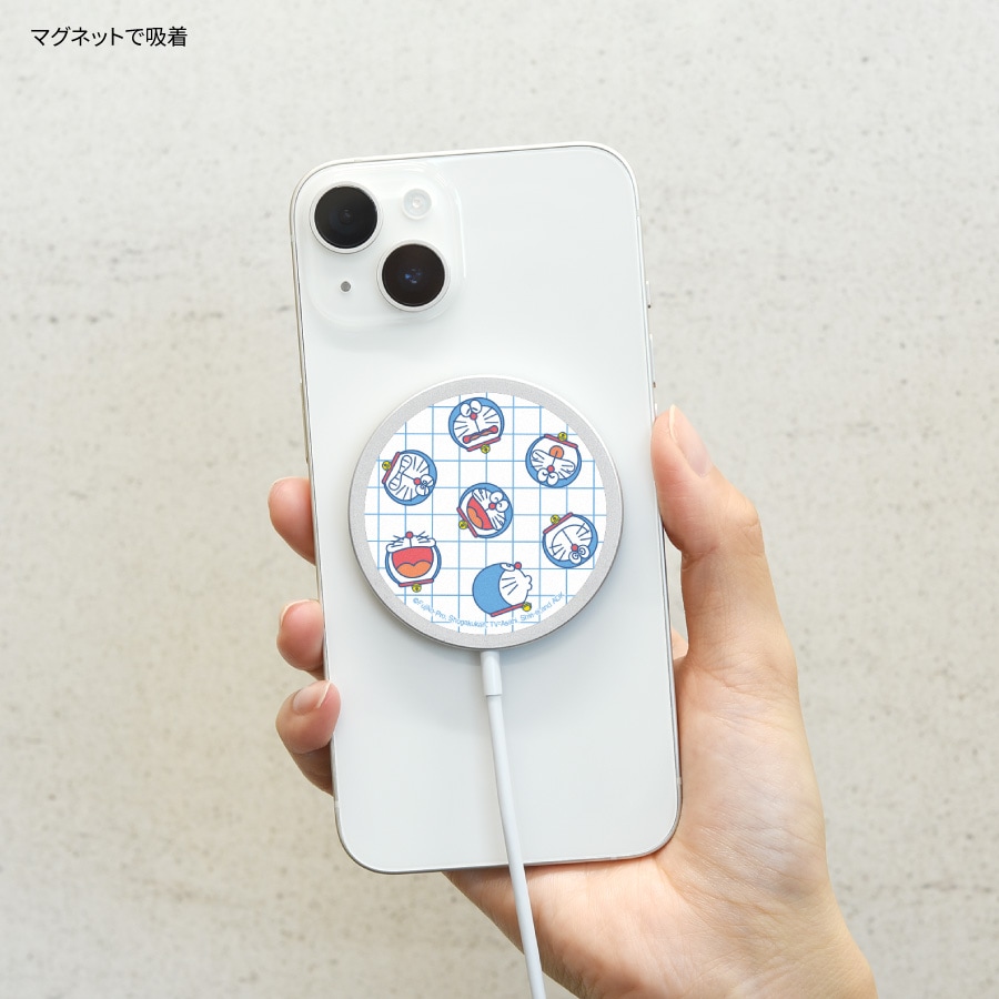新品　希少　 ワイヤレスチャージャー 　ドラえもん　アイテム　ポケット ドラえもん MagSafe 対応 ワイヤレスチャージャー | 新着
