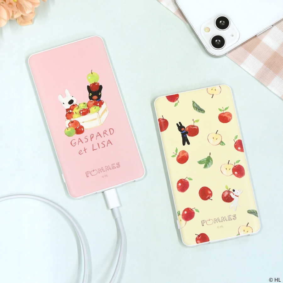 リサとガスパール USB / USB Type-C 4000mAh リチウムイオンポリマー 充電器 2.1A