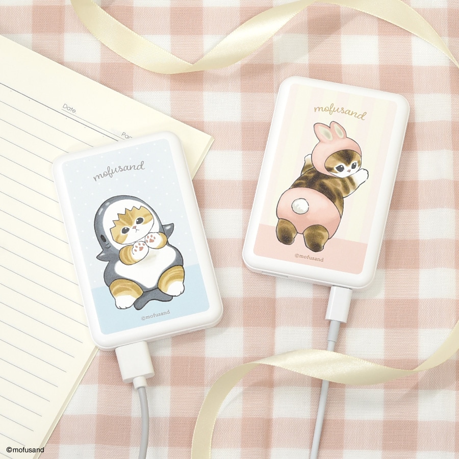 mofusand MagSafe対応 ワイヤレスリチウム充電器 5000mAh