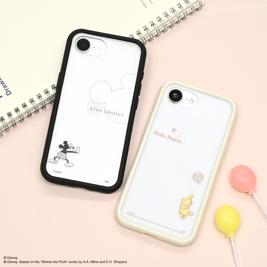 ディズニーキャラクター ／ IIIIfit プランプフレーム iPhone17e / 16e 対応 ケース