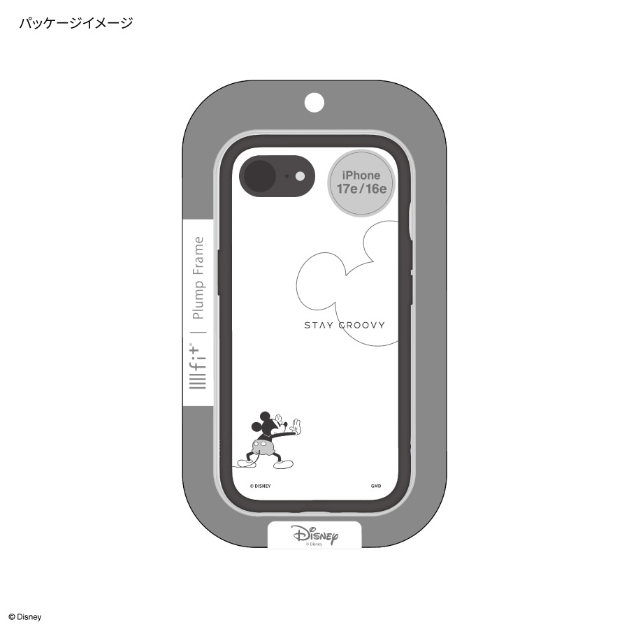 ディズニーキャラクター ／ IIIIfit プランプフレーム iPhone17e / 16e 対応 ケース