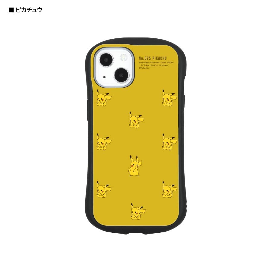 ポケットモンスター iPhone13対応 ハイブリッドガラスケース