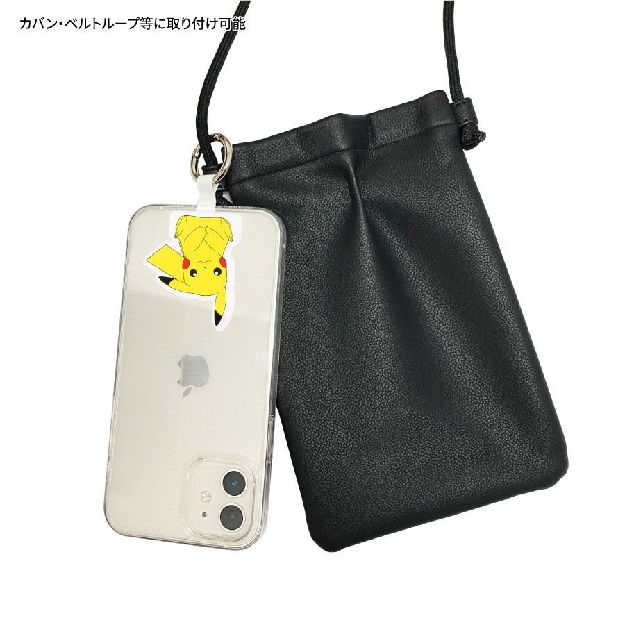 アクセサリー monmon Octotwins Charm - Neon Orange Leather Keychain – Min & Mon