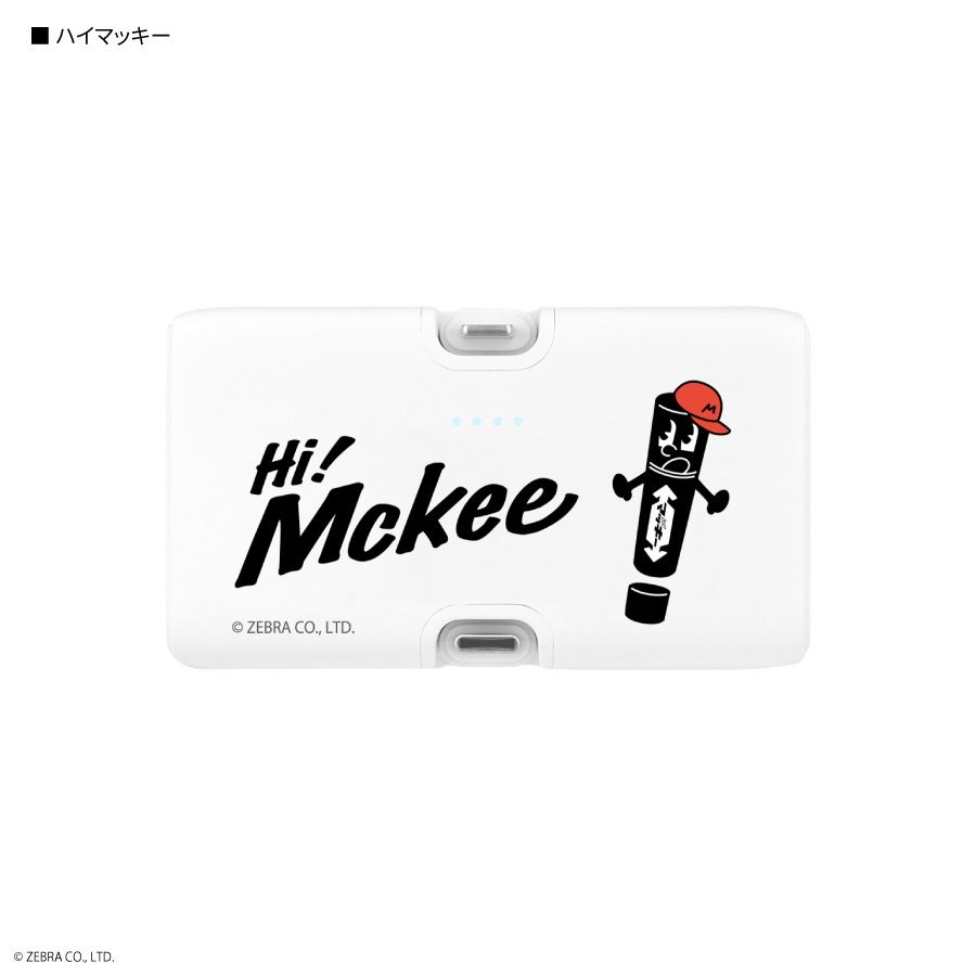 Hi! Mckee Lightning / Type-C コネクタ付き リチウムイオン充電器 4000mAh