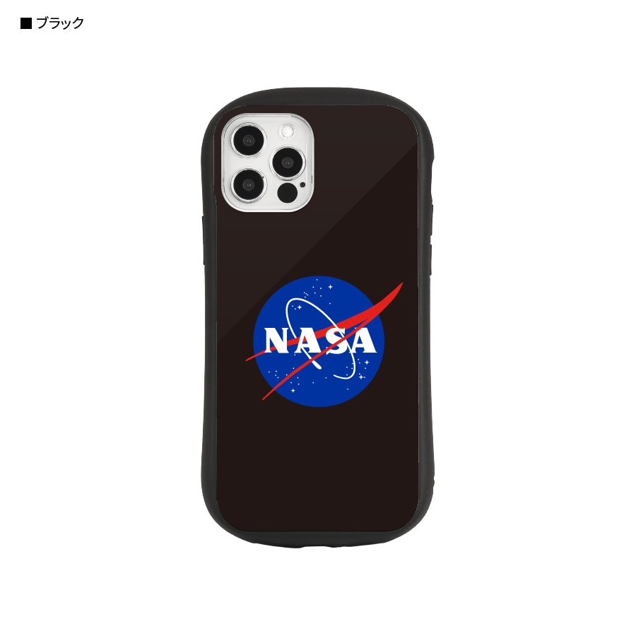 NASA　iPhone12/12 Pro対応 ハイブリッドガラスケース