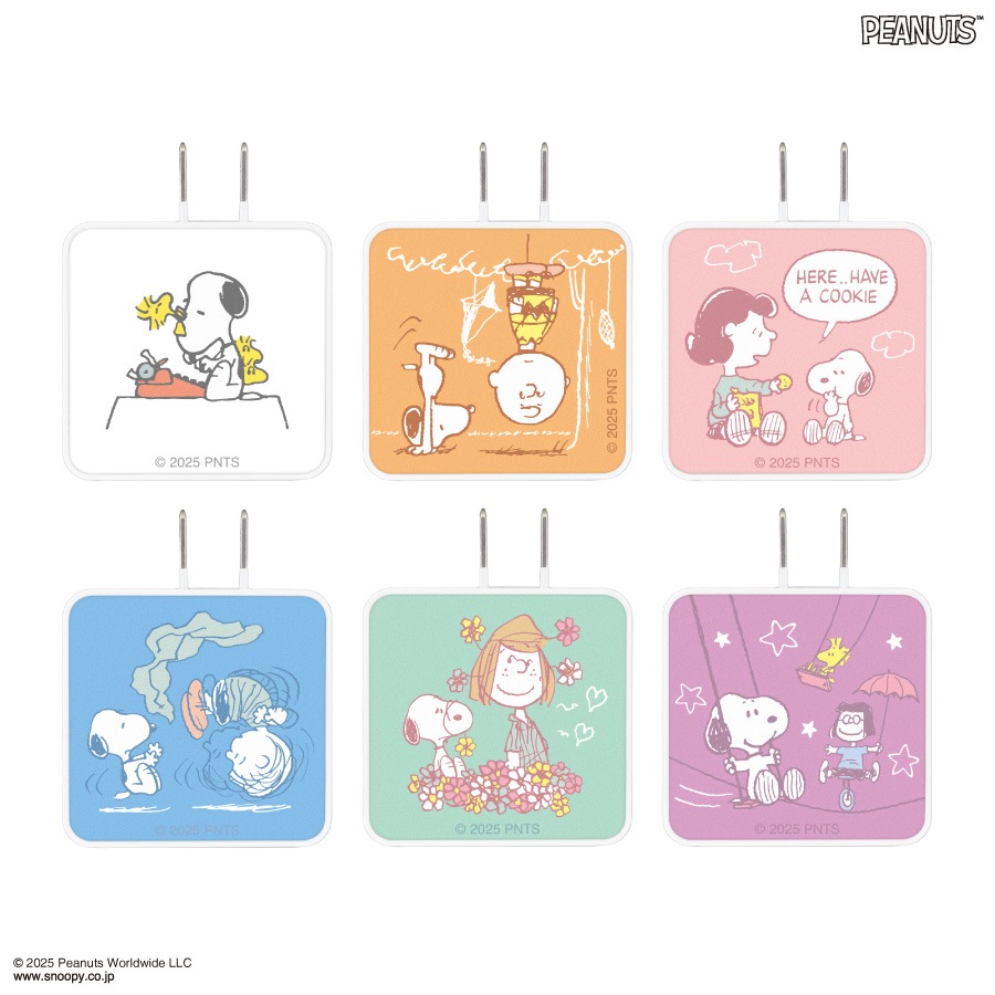 ピーナッツ スヌーピー USB Type-C ACアダプタ
