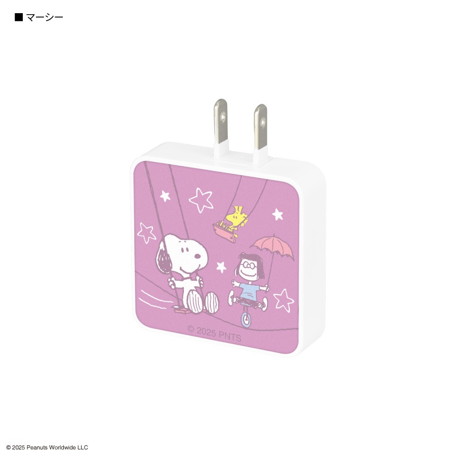 ピーナッツ スヌーピー USB Type-C ACアダプタ