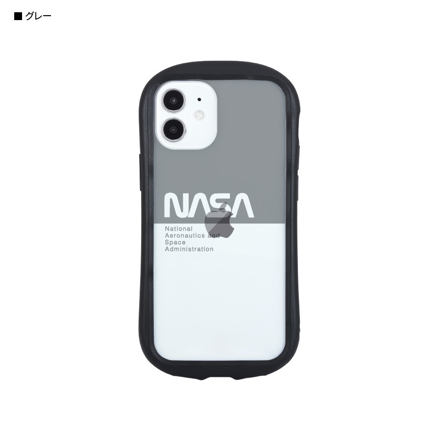 NASA　iPhone12 mini対応 ハイブリッドクリアケース