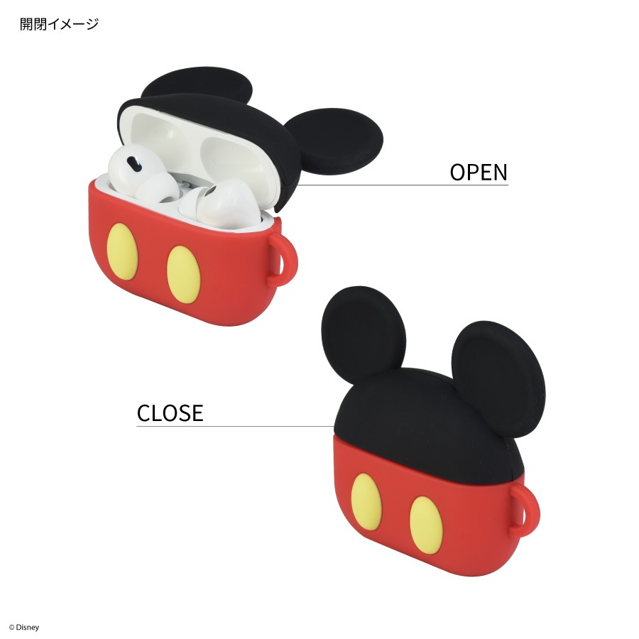ディズニーキャラクター、ピクサーキャラクター ／ AirPods Pro(第2世代)/AirPods Pro 対応 シリコンケース