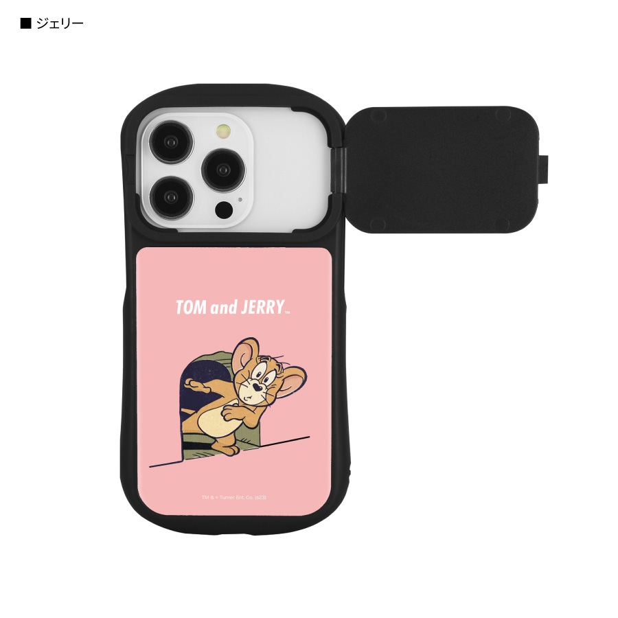 トムとジェリー iPhone14 / 14 Pro / 13 / 13 Pro / 12 / 12 Pro 対応 ハイブリッドガラスケース